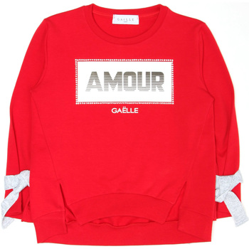 Kleidung Kinder Sweatshirts GaËlle Paris - Felpa rosso 2741F0341 Rot