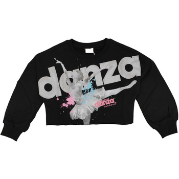 Kleidung Kinder Sweatshirts Dimensione Danza - Felpa nero 028642-110 Schwarz