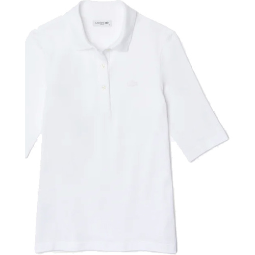 Kleidung Damen T-Shirts & Poloshirts Lacoste PF0503-001 Weiss