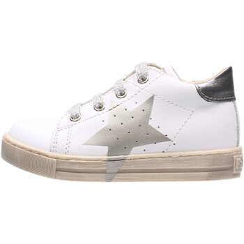 Schuhe Kinder Sneaker Falcotto - Polacchino bianco/grigio VENUS-1N38 Weiss