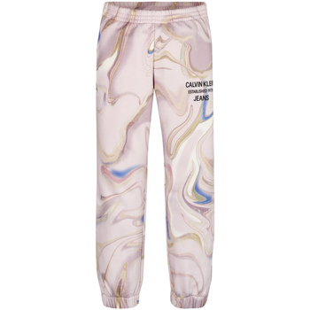 Kleidung Kinder Hosen Calvin Klein Jeans - Pantalone rosa IG0IG01264-0JV Rosa