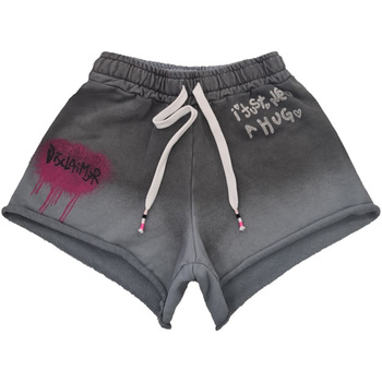 Kleidung Damen Shorts / Bermudas Disclaimer - Bermuda  grigio 22EDS51685 Grau