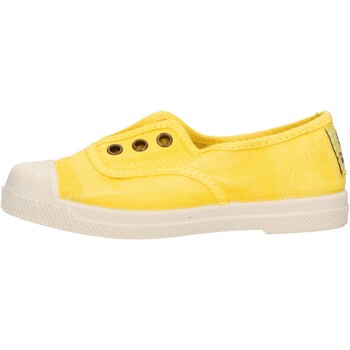 Schuhe Kinder Tennisschuhe Natural World - Scarpa elast giallo 470E-694 Gelb