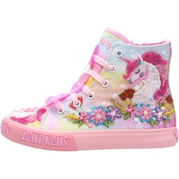 Schuhe Kinder Sneaker High Lelli Kelly - Polacchino rosa LKED1002-BX02 Rosa