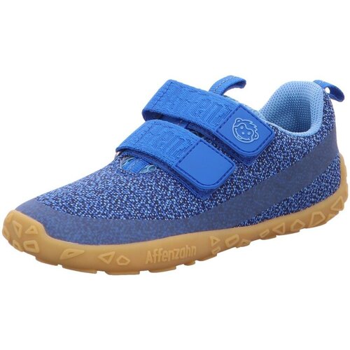 Schuhe Jungen Derby-Schuhe & Richelieu Affenzahn Klettschuhe Sneaker Woven Dream AFZ-DSS-341 Blau
