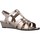 Schuhe Sandalen / Sandaletten Clarks ABIGAIL DAISY Silbern