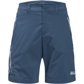 Kleidung Herren Shorts / Bermudas Jack Wolfskin Short  Overland Blau