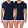 Kleidung Herren T-Shirts Bikkembergs BKK1UTS02BI-NAVY Blau