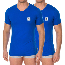 Kleidung Herren T-Shirts Bikkembergs BKK1UTS08BI-BLUE Blau