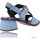 Schuhe Damen Sandalen / Sandaletten Plumers Lässige Sandalen mit Absatz für Damen von Plumers 3520 Blau