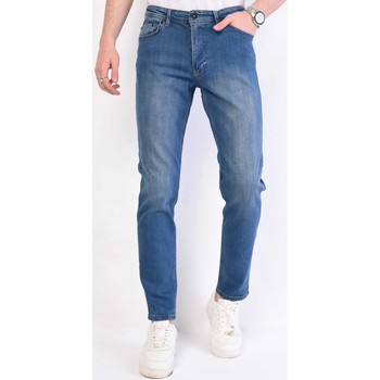 Kleidung Herren Slim Fit Jeans True Rise Regular Jeans Hosen DPNW Blau