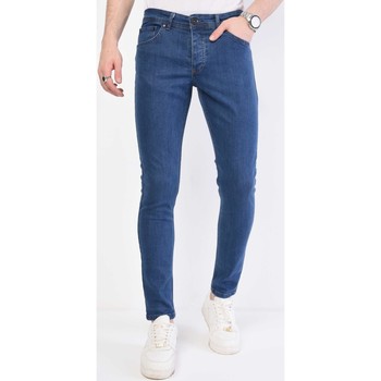 Kleidung Herren Slim Fit Jeans True Rise Klassische Jeans Hosen Slim DPS NW Blau