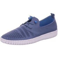 Schuhe Damen Sneaker Low Artiker Schnuerschuhe 46C2172 blau