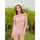 Kleidung Damen Bikini Ober- und Unterteile Lisca Hochgeschnittene Bikini-Strümpfe Nantes Rosa
