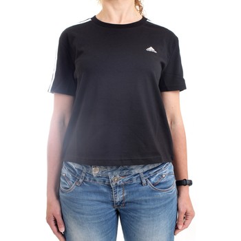 Kleidung Damen T-Shirts adidas Originals GL07 T-Shirt/Polo Frau Schwarz Schwarz