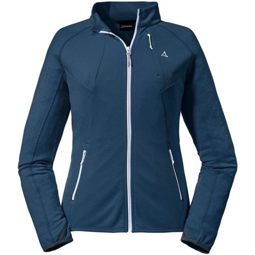 Kleidung Damen Pullover SchÖffel Sport Fleece Jacket Rotwand L 2012929 23522 Blau