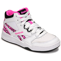 Schuhe Mädchen Sneaker High Reebok Classic BB4500 COURT Weiss / Rosa / Leopard