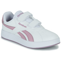 Schuhe Kinder Sneaker Low Reebok Classic REEBOK AM COURT ALT Weiss / Rosa