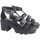 Schuhe Damen Multisportschuhe MTNG Damensandale MUSTANG 50642 schwarz Schwarz