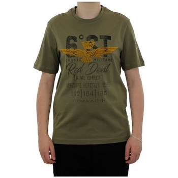 Kleidung Herren T-Shirts Aeronautica Militare TS1906J49207237 Olivgrün