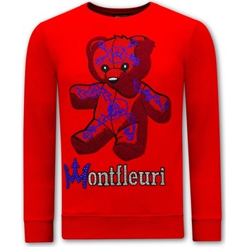 Kleidung Herren Sweatshirts Tony Backer Teddy Bear Print Rot
