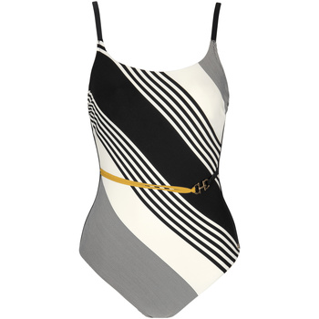 Kleidung Damen Badeanzug Lisca Einteiliger Badeanzug mit Armatur und mehreren Positionen Schwarz