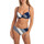 Kleidung Damen Bikini Ober- und Unterteile Lisca Hochgeschnittene Bikini-Strümpfe Quinby Blau