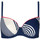 Kleidung Damen Bikini Ober- und Unterteile Lisca Armaturiertes Badeanzugoberteil Quinby Blau
