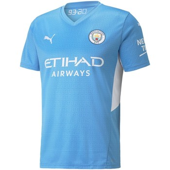 Kleidung Herren T-Shirts & Poloshirts Puma Sport Manchester City Replica Home Jersey 2021/2022 759202-01 Blau