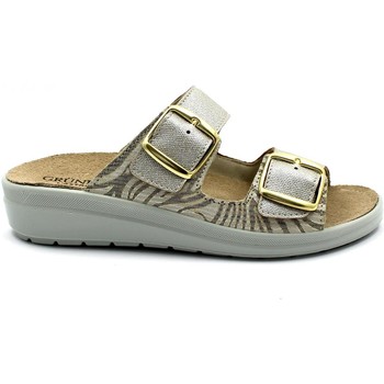 Schuhe Damen Pantoffel Grunland GRU-ZAL-CE0836-PL Gold