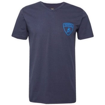 Kleidung Herren T-Shirts & Poloshirts Lamborghini 72XBH021 Blau