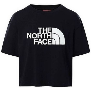 Kleidung Damen T-Shirts & Poloshirts The North Face W CROPPED EASY TEE Schwarz