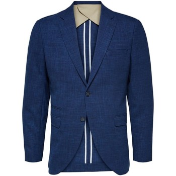 Kleidung Herren Jacken / Blazers Selected 16078221 OASIS-BLUE Blau