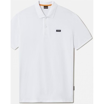 Kleidung Herren T-Shirts & Poloshirts Napapijri E-RHEMES NP0A4G2K-002 BRIGHT WHITE Weiss
