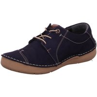 Schuhe Damen Derby-Schuhe & Richelieu Bur.c Schnuerschuhe 820-0066-D1 blau