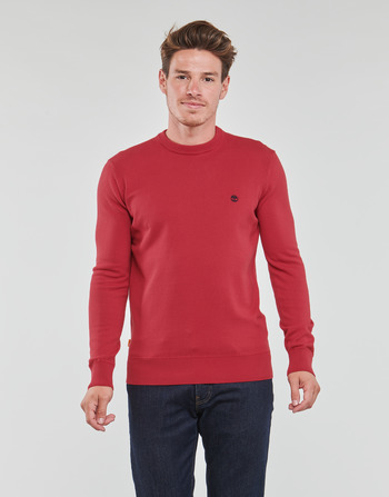 Kleidung Herren Pullover Timberland LS Wiliams river cotton YD crew sweater Rot