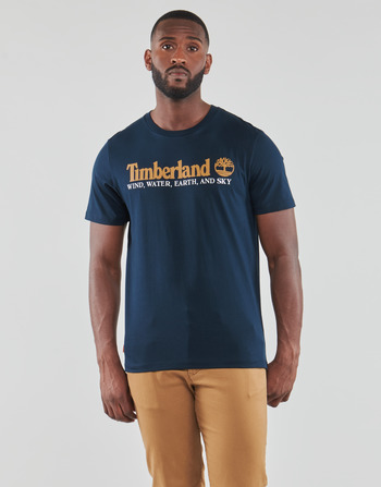 Timberland Wind Water Earth And Sky SS Front Graphic Tee Blau / Marine