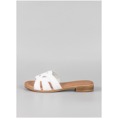 Schuhe Damen Sandalen / Sandaletten Keslem Sandalias  en color blanco para señora Weiss