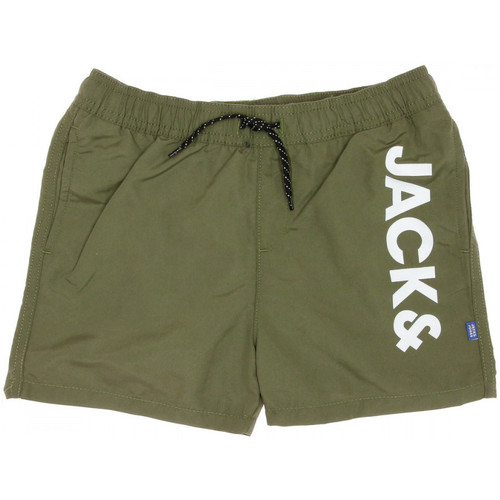 Kleidung Jungen Badeanzug /Badeshorts Jack & Jones 12190191 Grün