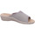 Schuhe Damen Hausschuhe Fly Flot Pantolette offen 330016-09 Grau