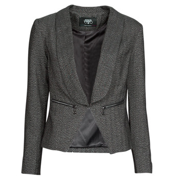 Kleidung Damen Jacken / Blazers Le Temps des Cerises TIMMY Schwarz / Grau