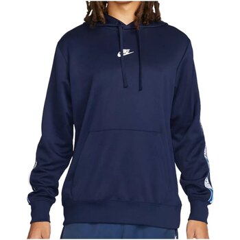 Kleidung Herren Pullover Nike Sport Sportswear Repeat Hoodie DQ4979-498 Blau