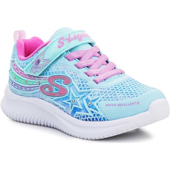 Schuhe Mädchen Sandalen / Sandaletten Skechers Jumpsters- WISHFUL STAR 302323-AQPR Blau