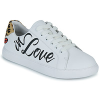Schuhe Damen Sneaker Low Bons baisers de Paname SIMONE CRAZY IN LOVE Weiss