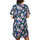 Kleidung Damen Kleider Admas Strandkleid mit kurzen Ärmeln Hawaii Blau