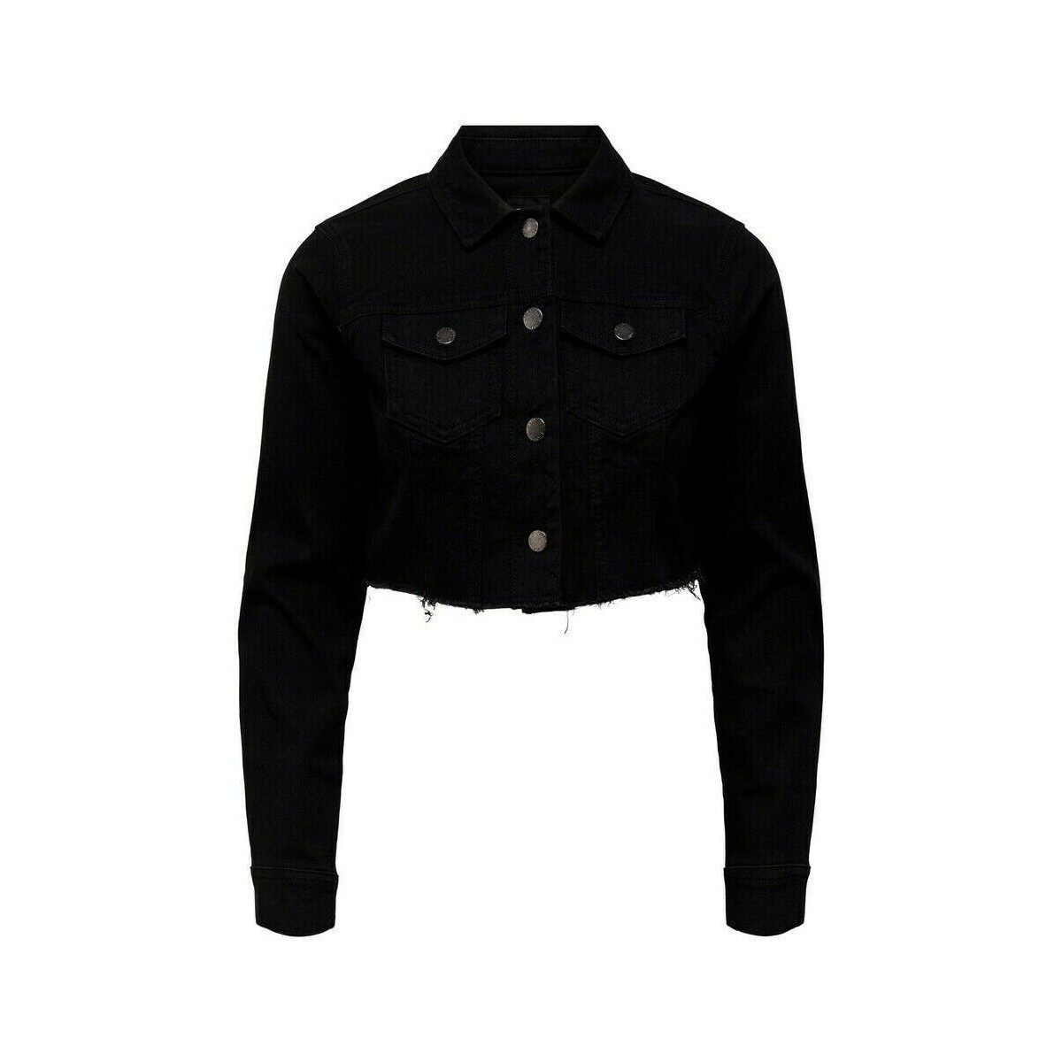 Kleidung Damen Jacken Only 15256098 WONDER-BLACK Schwarz