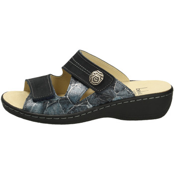 Schuhe Damen Pantoletten / Clogs Belvida Pantoletten schwarz-navy 42.455 blau