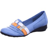 Schuhe Damen Slipper Scandi Slipper 820-0075-D1 blau