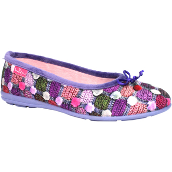 Schuhe Damen Hausschuhe Lunar  Violett