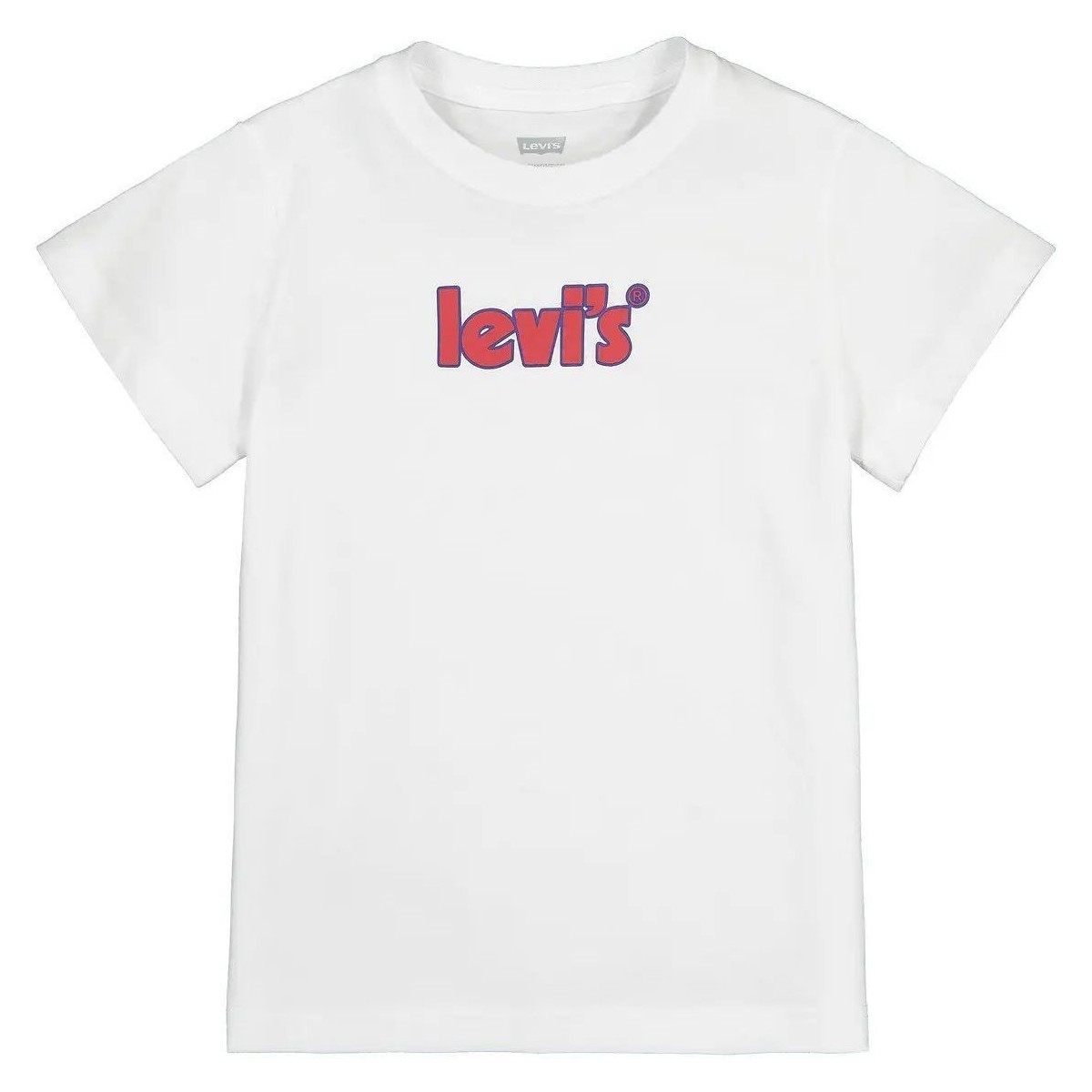 Kleidung Mädchen T-Shirts & Poloshirts Levi's 9EE539 SHORT SLEEVE-001 WHITE Weiss